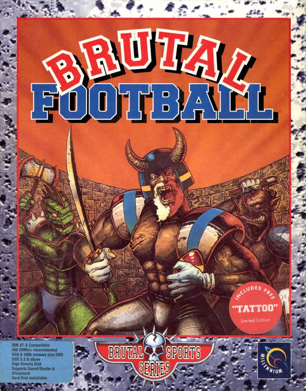 Brutal Sports Football box art for Amiga